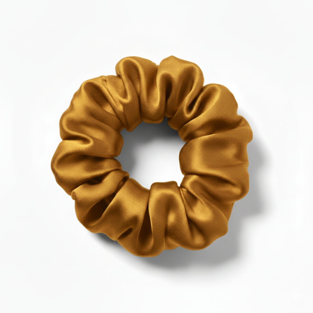 Silk Scrunchie - Golden
