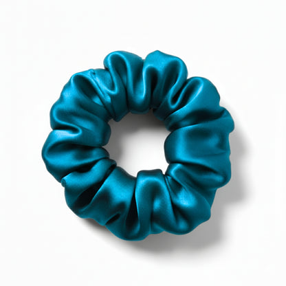 Silk Scrunchie - Ice Blue