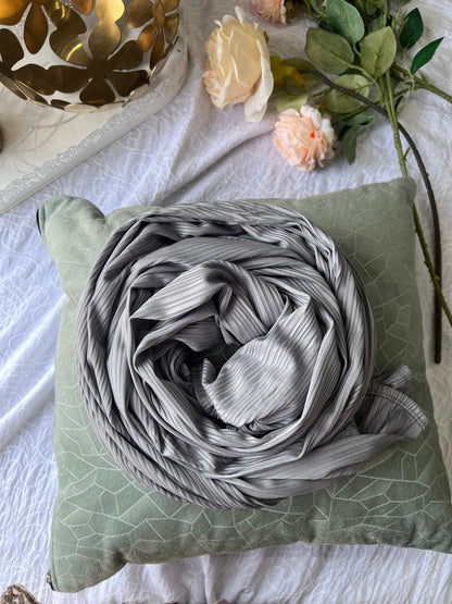 Ribbed Jersey – Light Grey