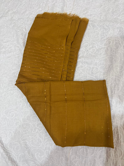 Sequined Lawn – Mustard