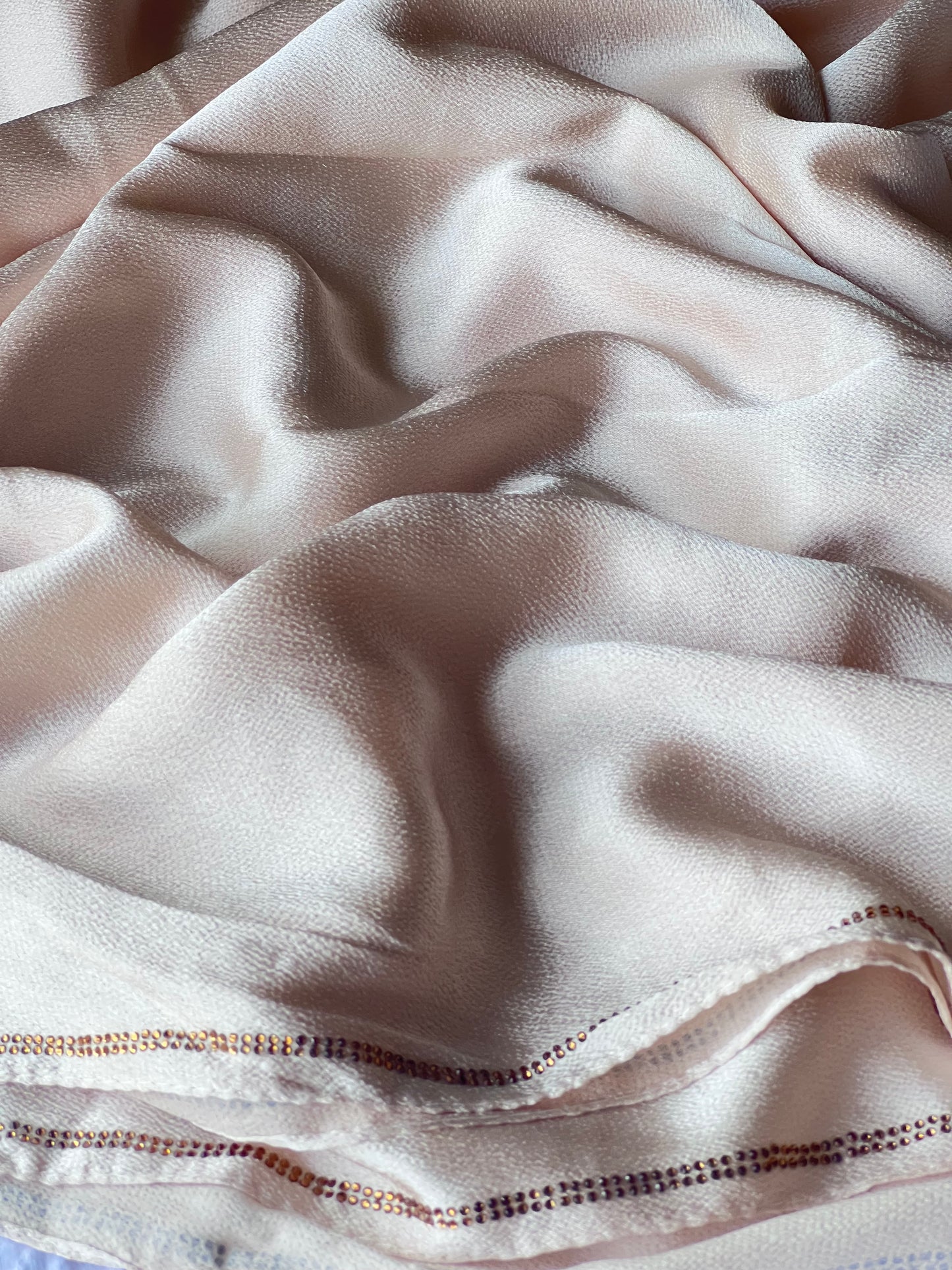 Embellished Silk – Off White