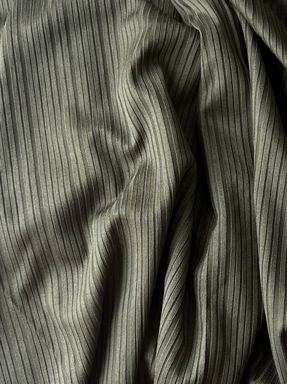 Ribbed Jersey  – Olive Green