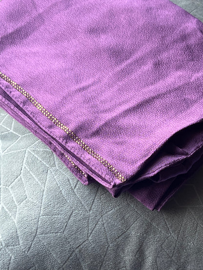 Embellished Silk – Purple Mauve