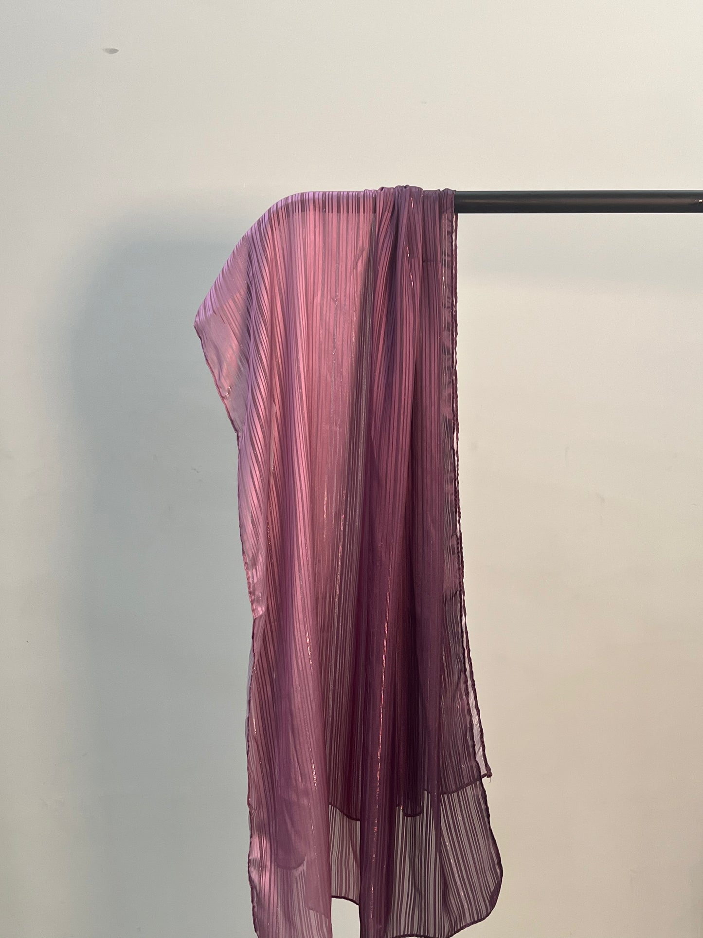 Ombre Silk Hijab - Rose Mauve