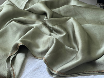 Embellished Silk – Sage Green