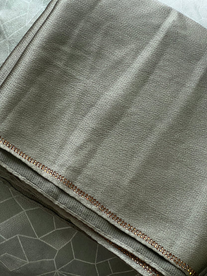 Embellished Silk – Sage Green