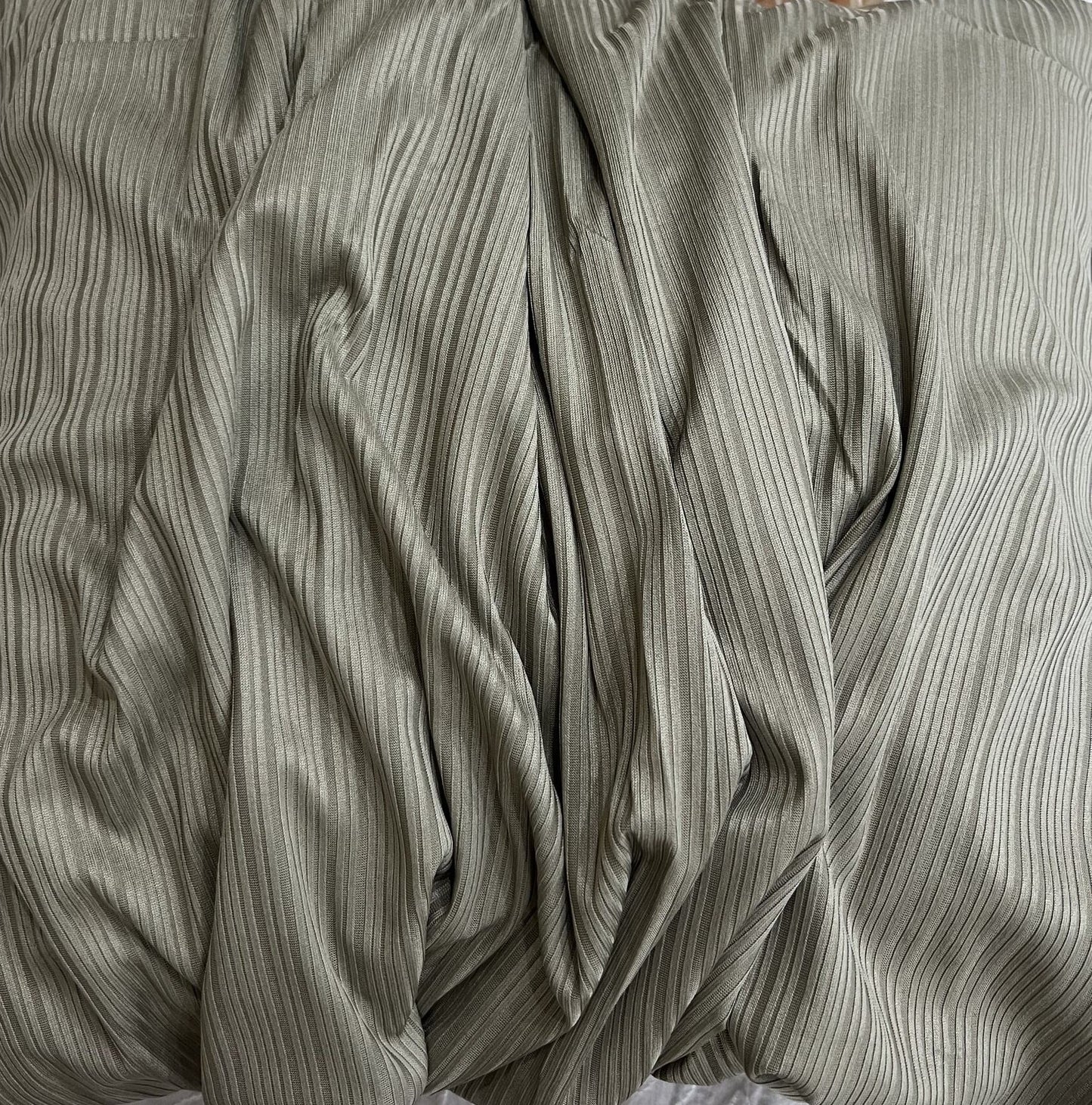 Ribbed Jersey – Sage Green