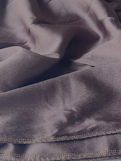 Embellished Silk - Taupe Brown